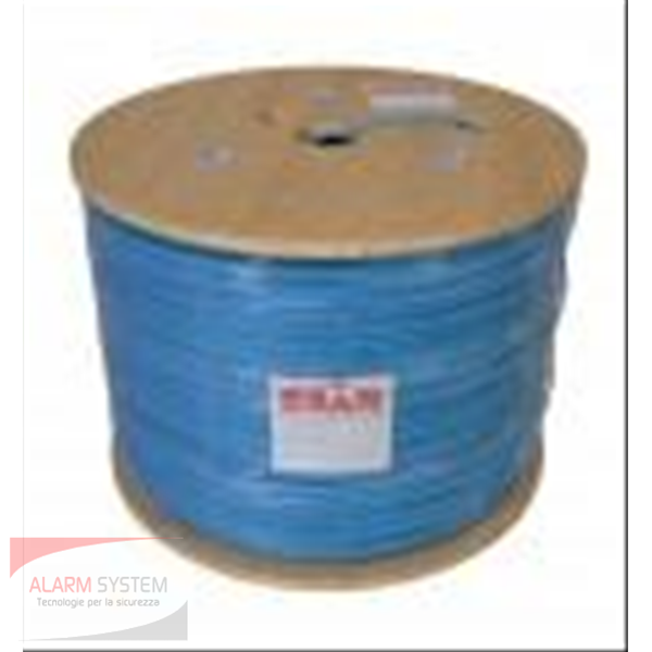 My Brand Maxxistore® Elan Cavo Per Antifurto 100% Rame Schermato, 100 Metri, 2x0.50 + 2x0.22, Bianco
