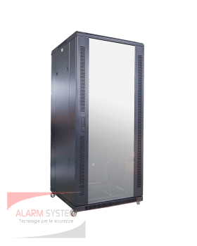 Armadio rack a pavimento L600 - P600 - H1300, 27U