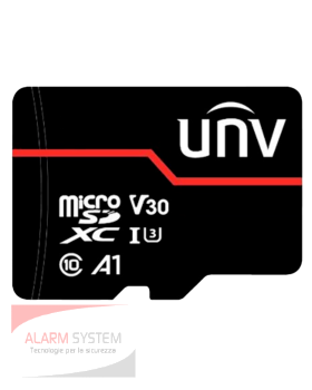 Memoria Micro SDHC 256 Gb - 90 MB/s - 3000 cicli - specifico per videosorveglianza